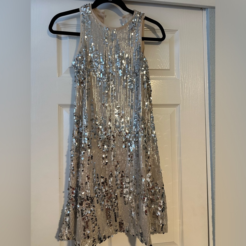 Shimmer mini dress
